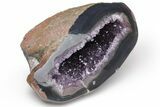 Purple Amethyst Geode with Polished Face - Uruguay #233615-2